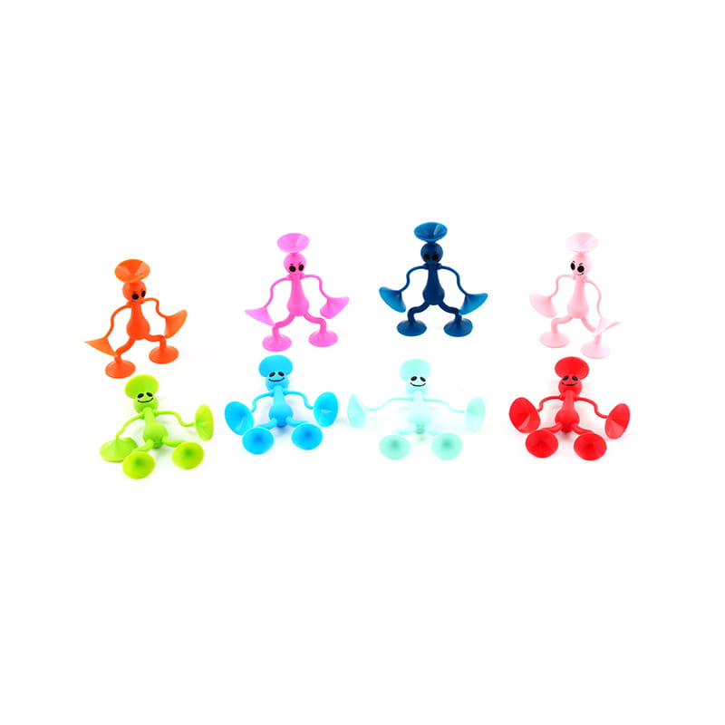 Plastik -Dekompressionssucker Mann Spielzeug