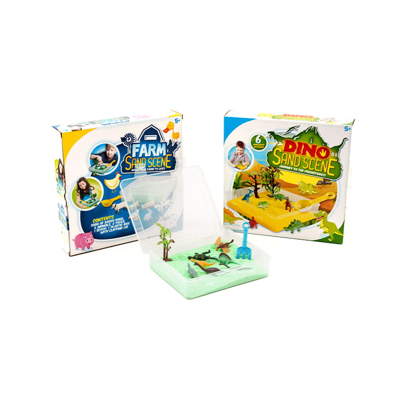 Plastikfarm/Dino Sandspielzeug Szene Spielzeug