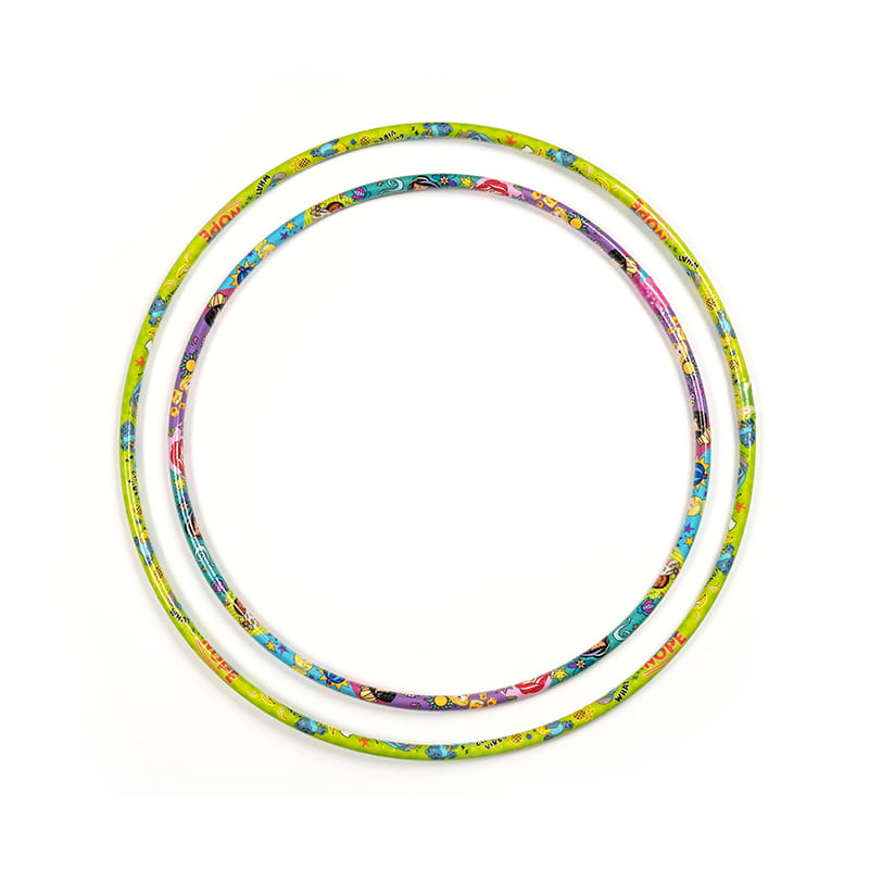 Kinder bunte Aufkleber Hula Hoop